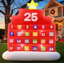 7-ft Christmas Advent Calendar Inflatable