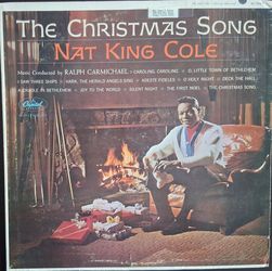 Nat King Cole "The Christmas Song" 1962 Capitol Orig 1st Press W 1967~ VG+/EX