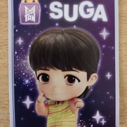 SUGA BTS Tiny Tan McDonalds Toy