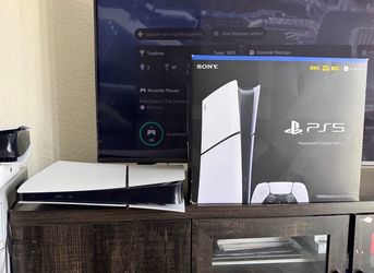 PS5 1TB Slim w/ controller and headset