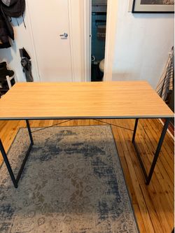 Modern Wood Metal Desk