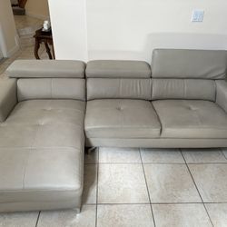 Leather Sectional Couch