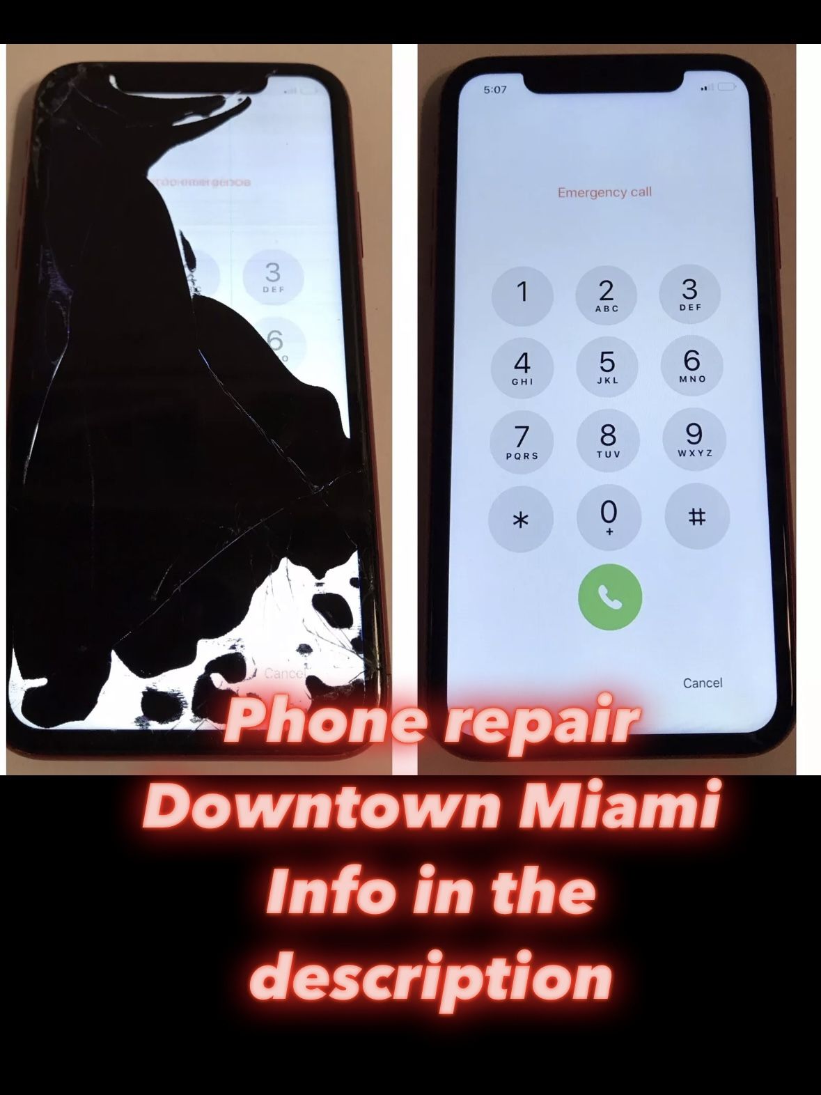 iPhone Cracked Screen 