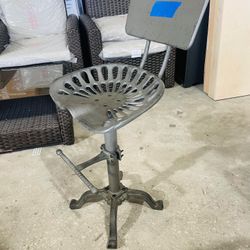 Carolina Cottage August 24 in. to 30 in. High Industrial Adjustable Tractor Seat Stool $69 each, 10 available 