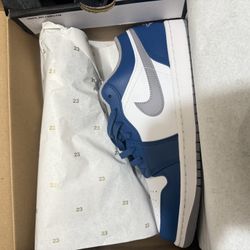 Air Jordan 1 Low 'True Blue Cement'  New In Box Never Worn Take Apple Pay Cash App Or Cash 