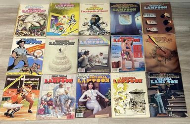 Vintage National Lampoon Magazine Collection Lot of 15