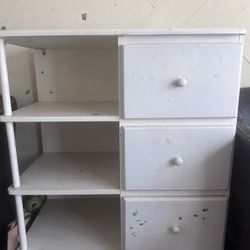 Wood  3 Drawer Desk