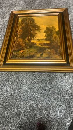 15x19 Turner framed art The Cornfield 30.00