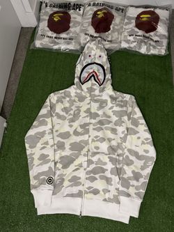 White BAPE Hoodie 