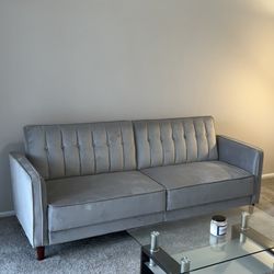 Gray Sofa And Table