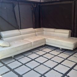 White L Shape Sofa