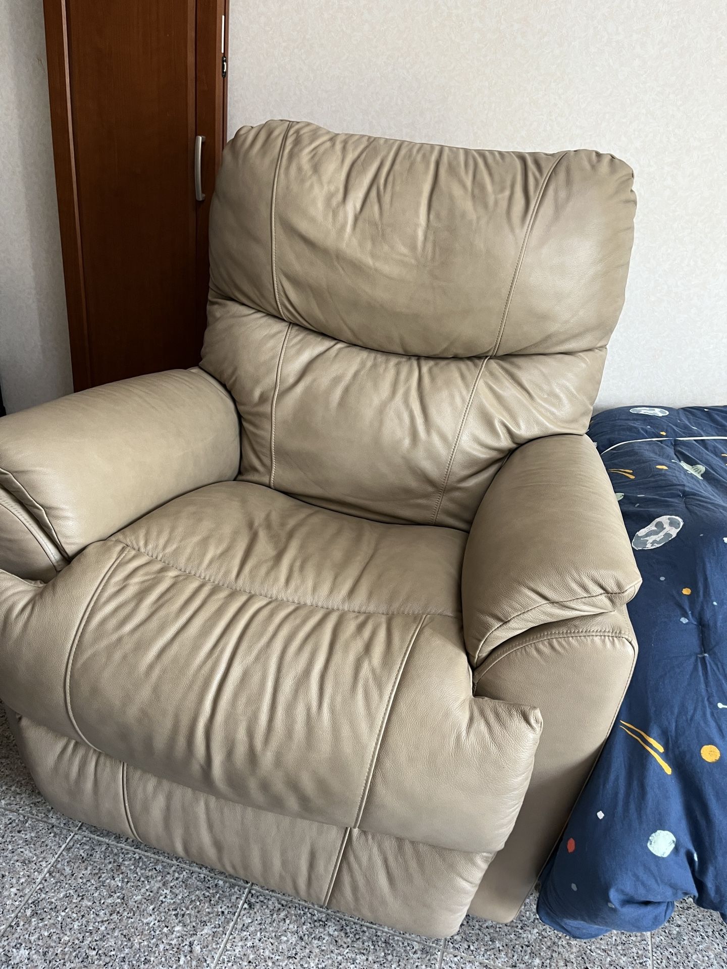 LaZBoy Leather Rocking Recliner