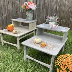 2 Vintage Sode Tables