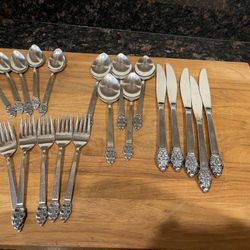 Oneida ERIKA Flatware “put it in my mouth” set 
