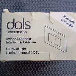 DALS LIGHTING LEDSTEP005D-BK 3.5W 120V 3000K 245LM LEDSTEP005 Series Recessed Horizontal LED Step Light, Black