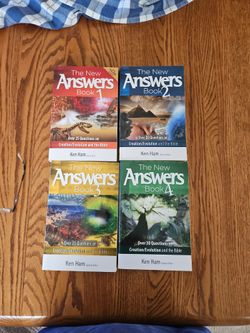 The New Answers 4  Book Set by Ken Ham