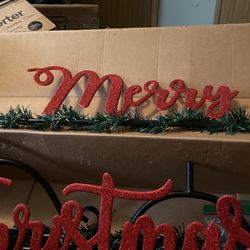 Merry Christmas Sign