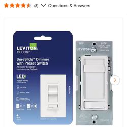 New Leviton Light Dimmer Switch