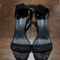 WhiteMt Black Heels