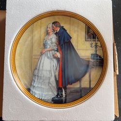 Edwin M. Knowles/ Norman Rockwell Plate
