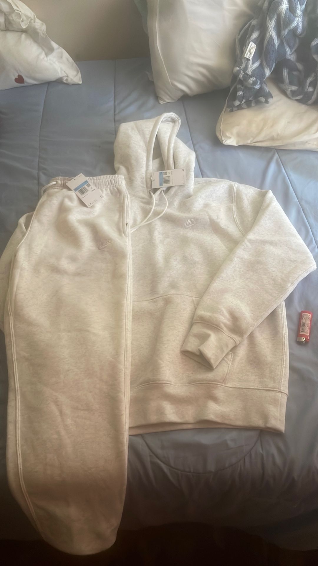 Nike Fleece Set Bottoms And Top New