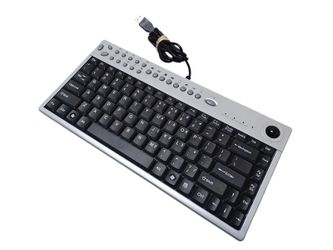 iONE SCORPIUS-K3NT Multimedia Trackball Keyboard Wired USB Interface K3NT-U
