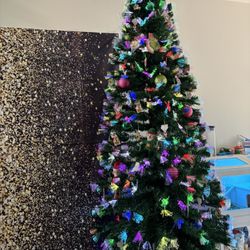 Lightly Used Fiber Optic Christmas Tree