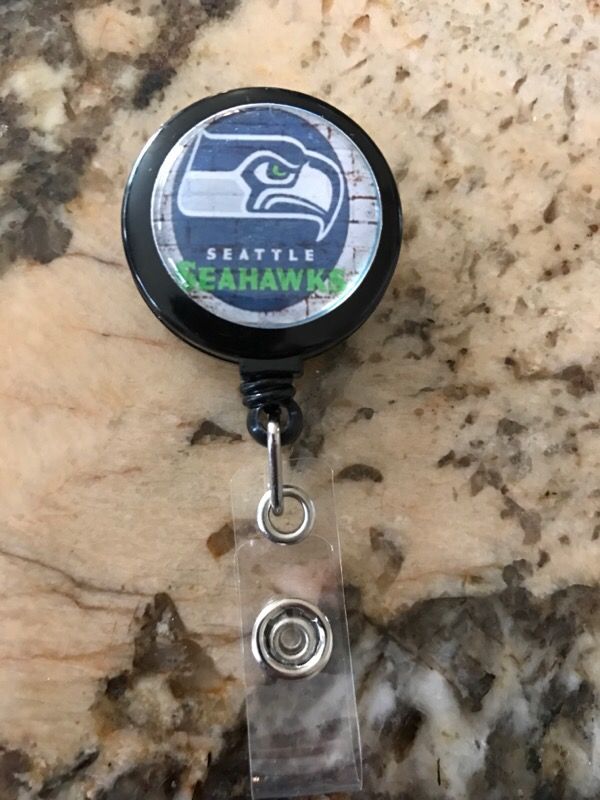 Seattle Seahawks badge reel