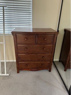 Free queen bed frame, twin bunk bed frame and nice dresser