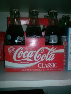 Classic coca cola bottles