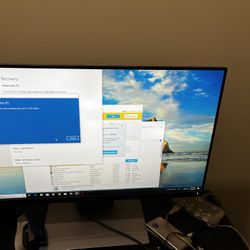Dell 24” Computer Monitor And Keyboard
