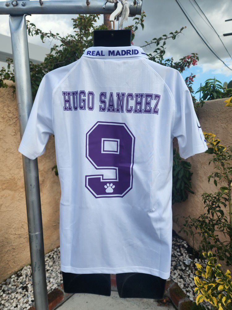 Real Madrid Home Hugo Sanchez Retro Soccer Jersey 1995 for Sale in Lynwood,  CA - OfferUp