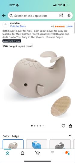 NEW Bath Faucet Cover for Kids，Bath Spout Cover for Baby are Suitable for Most Bathtub Faucet,spout Cover Bathroom Tub Adds Fun to Your Baby in The Sh