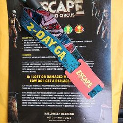 Escape Halloween Ticket