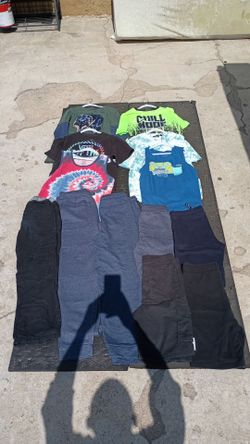 Boy's s Clothing Bundle – Shirts and Pants, sweats and shorts