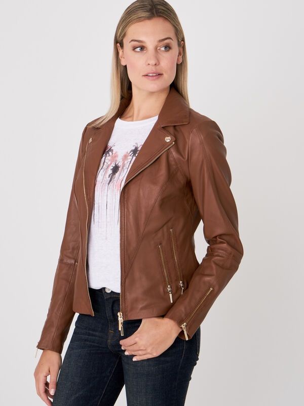 Faux Leather Jacket Women