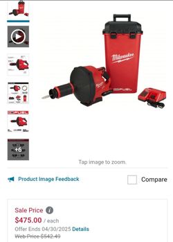 Milwaukee m18 fuel driver cable new $400