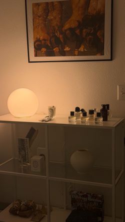 IKEA FADO Table Lamp (White, 10”)