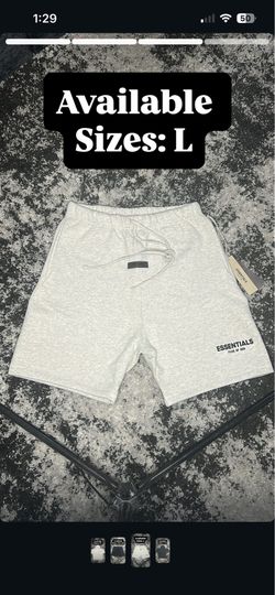 Essentials light oat shorts