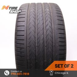 Pair of 2 Used  6.5/32   Summer  325/40R22  114Y  Continental  EcoContact 6Q MO