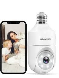 Alkki Light bulb Camera With Rotating Abilities