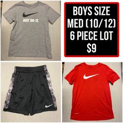 6 Piece Lot - Boys Medium 10/12 Nike