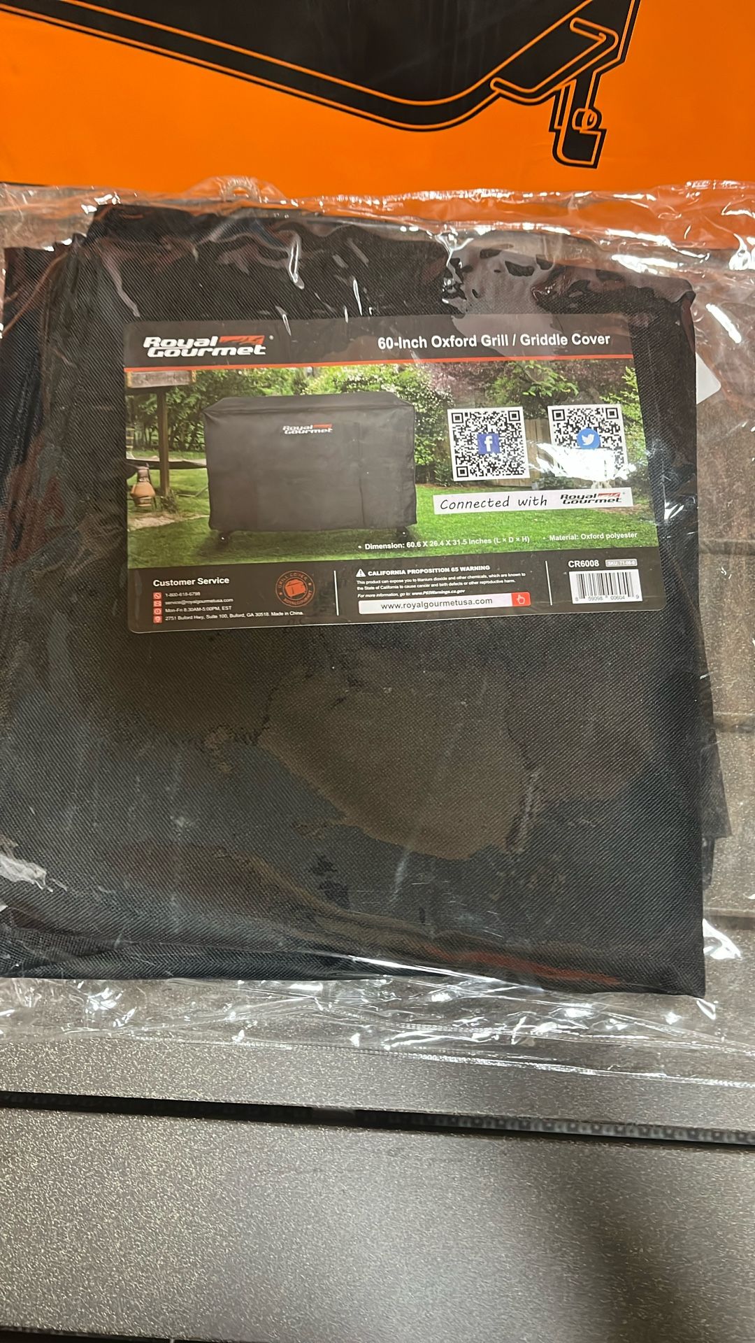Royal Gourment 60 In Griddle Cover