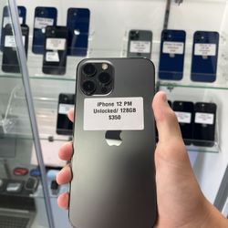 iPhone 12 PM Unlocked/ 128GB Great Working Condition 