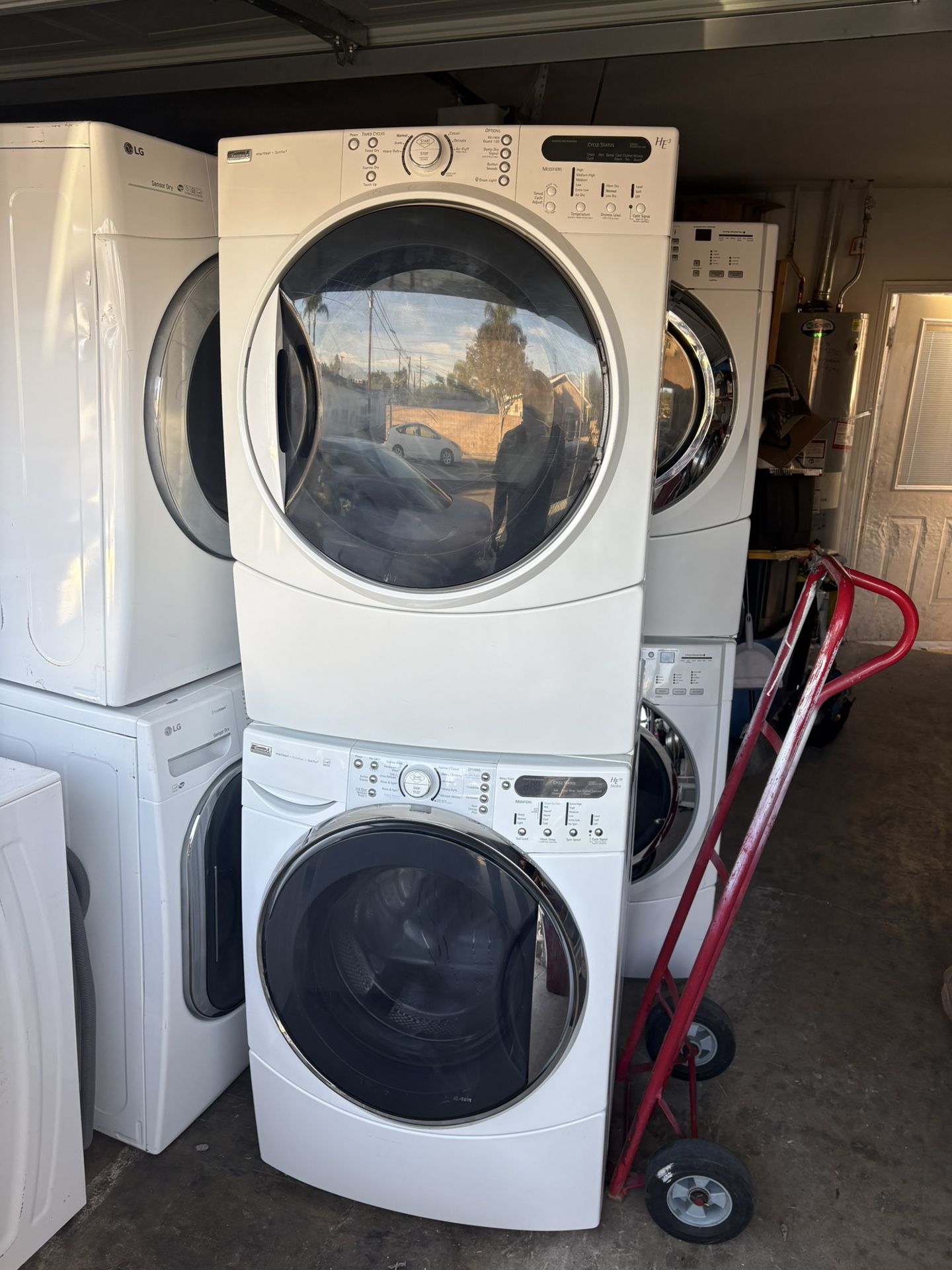 Kenmore Elite Stackable Washer And Gas Dryer 