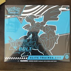 Pokemon Black Bolt Elite Trainer Box