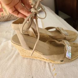 Supercute Boho Wedge Suede Espadrillos