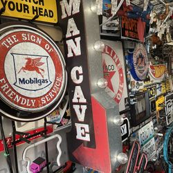 Man Cave Light Up Sign