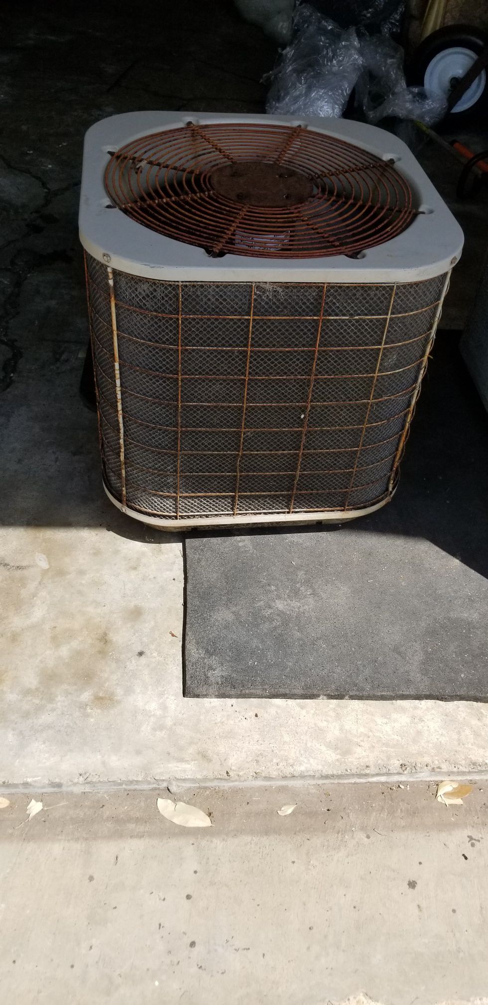 Air conditioning ac unit with heater fan box for parts