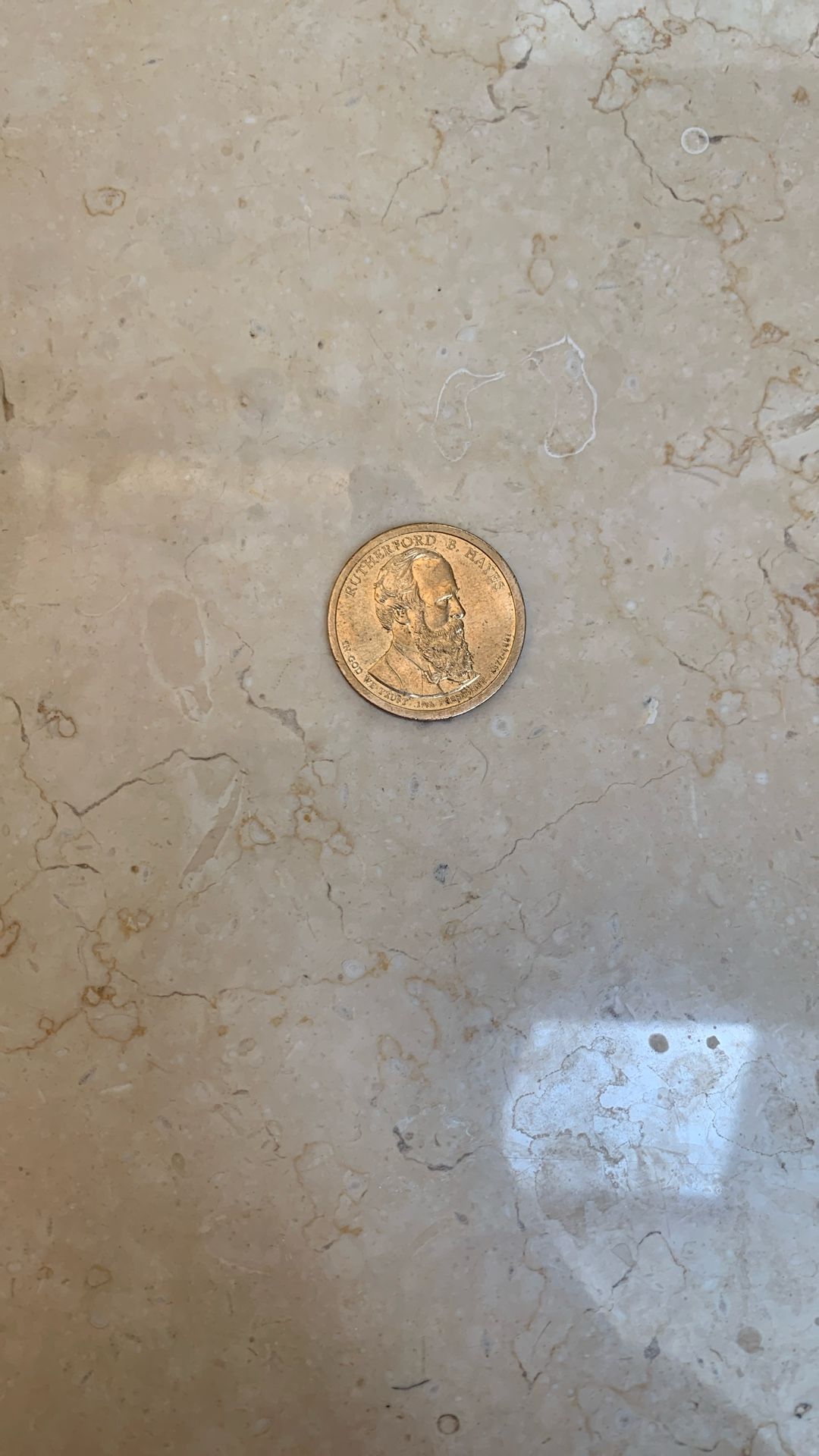 Rutherford B. Hayes $1 Gold Coin (price is negotiable)